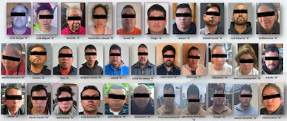 Detenidos por el robo de hidrocarburos en México.