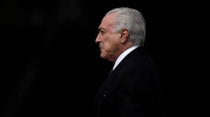 Temer no dia 19, em Brasília.