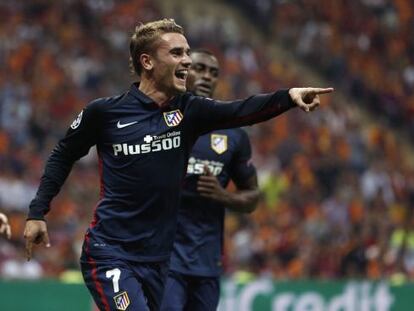 El jugador del Atl&eacute;tico de Madrid Antoine Griezmann, celebrando un gol en uno de los partidos cuyo visionado sufri&oacute; problemas.