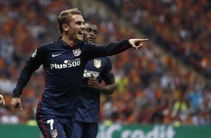 El jugador del Atl&eacute;tico de Madrid Antoine Griezmann, celebrando un gol en uno de los partidos cuyo visionado sufri&oacute; problemas.