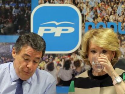 El juez del caso Púnico incorpora al sumario la conversación de los expresidentes madrileños sobre Fundescam y la caja b del PP