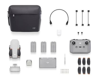 Contenido de la caja del DJI Mini 2.