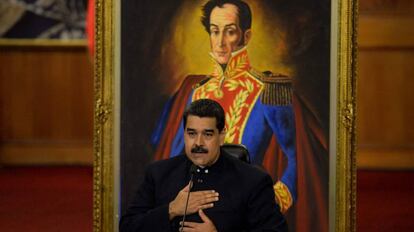 Nicolás Maduro en una comparecencia reciente.