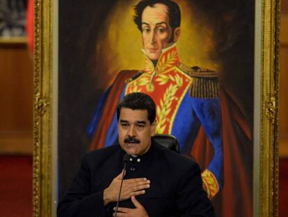 Nicol&aacute;s Maduro en una comparecencia reciente.