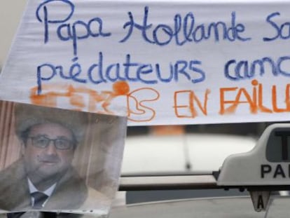 Un mensaje para Hollande: "Sálvanos de los depredadores cancerígenos".