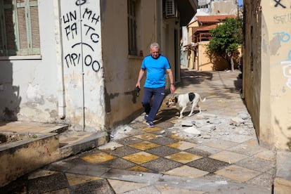 Terremoto en las islas de Creta y Santorini de Grecia