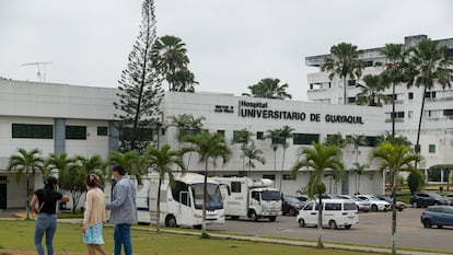 The General University Hospital of Guayaquil on Monday.