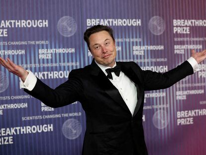 Elon Musk, uno de los hombres más ricos del mundo, en Los Angeles, California, el pasado abril.
