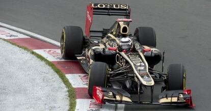 Raikkonen, en el primer entrenamiento del GP de Canadá. 