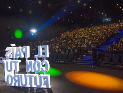 Imagen del encuentro EL PAÍS con tu futuro, celebrado el pasado miércoles 20 de diciembre en los cines Kinépolis de la Ciudad de la Imagen, en Madrid.