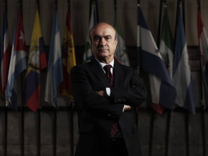 Mariano Jabonero, secretario seneral de la OEI, en la sede en Madrid.