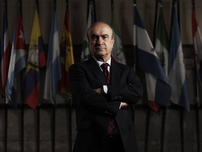 Mariano Jabonero, secretario seneral de la OEI, en la sede en Madrid.