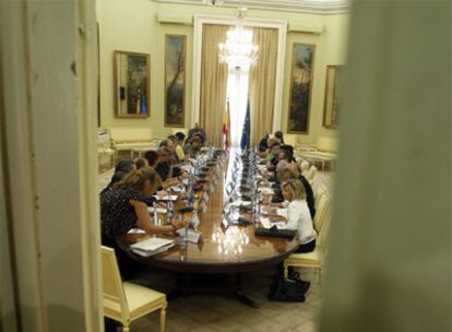 Reunión de la Conferencia Sectorial de Educación con responsables del Ministerio de Sanidad.