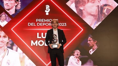 Modric en los premios As.