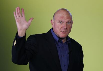 El consejero delegado de Microsoft Steve Ballmer.