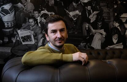 El director de Arte de EL PAÍS, Diego Areso, en la redacción del diario.