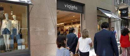 Tiendas de la calle Vel&aacute;zquez en Madrid