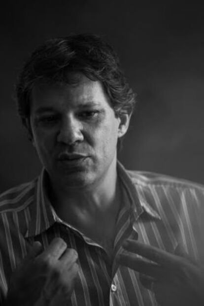 Fernando Haddad, na prefeitura.