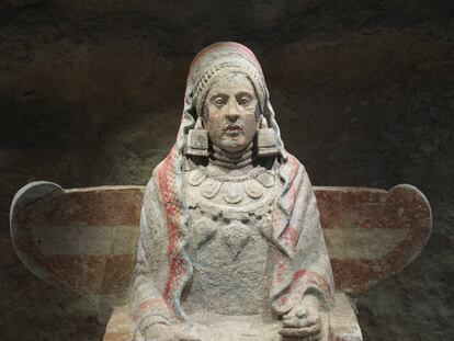 La Dama de Baza, en el Museo Arqueológico Nacional.  