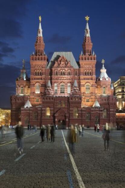 La plaza Roja, en Moscú.