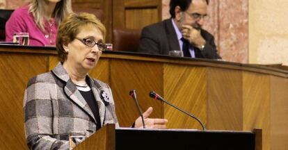 La consejera de Hacienda, Carmen Martínez Aguayo.