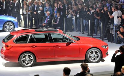 Nuevo BMW 3 Touring presentado hoy, viernes 1 de junio de 2012 en el ámbito del Salón del Automóvil AMI de Leipzig (Alemania)