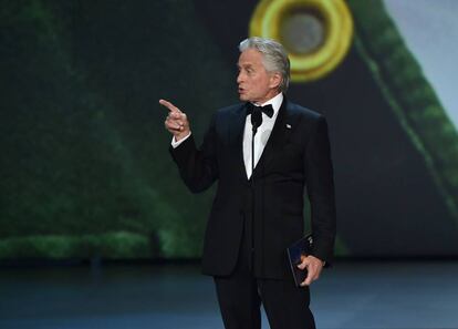 Michael Douglas, dueño de uno de los mejores discursos de la noche de los Emmy.