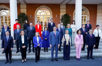 El nuevo Gobierno de España tras el primer Consejo de Ministros el pasado miércoles.