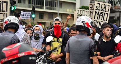 Protesto de terça-feira.