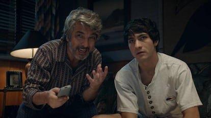 Ricardo Darín y Chino Darín, en 'La odisea de los giles'