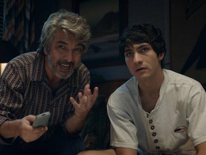 Ricardo Darín y Chino Darín, en 'La odisea de los giles'