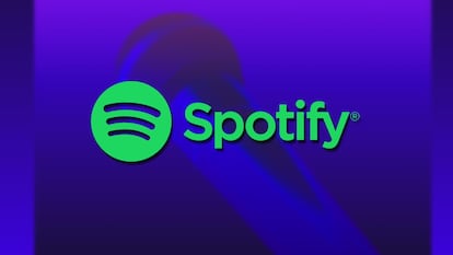 Logo de Spotify con fondo