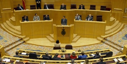 Una sesión del Senado.