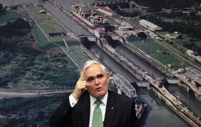 Jorge Quijano, Panama Canal administrator during a news conference on January 2.