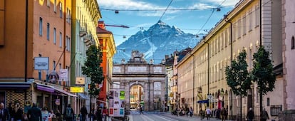 Calle de María Teresa, el eje vital de Innsbruck.