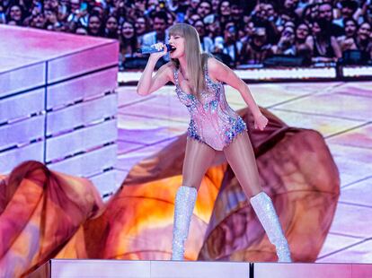 Taylor Swift, en su concierto del 31 de mayo en el Bernabéu.