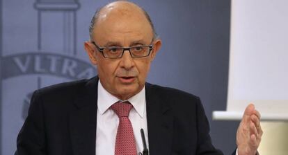 El ministro de Hacienda, Cristóbal Montoro.