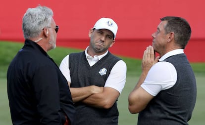 Clarke, Sergio Garcia y Lee Westwood.