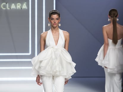 Desfile de la última Bridal Fashion Week presencial, en 2019.