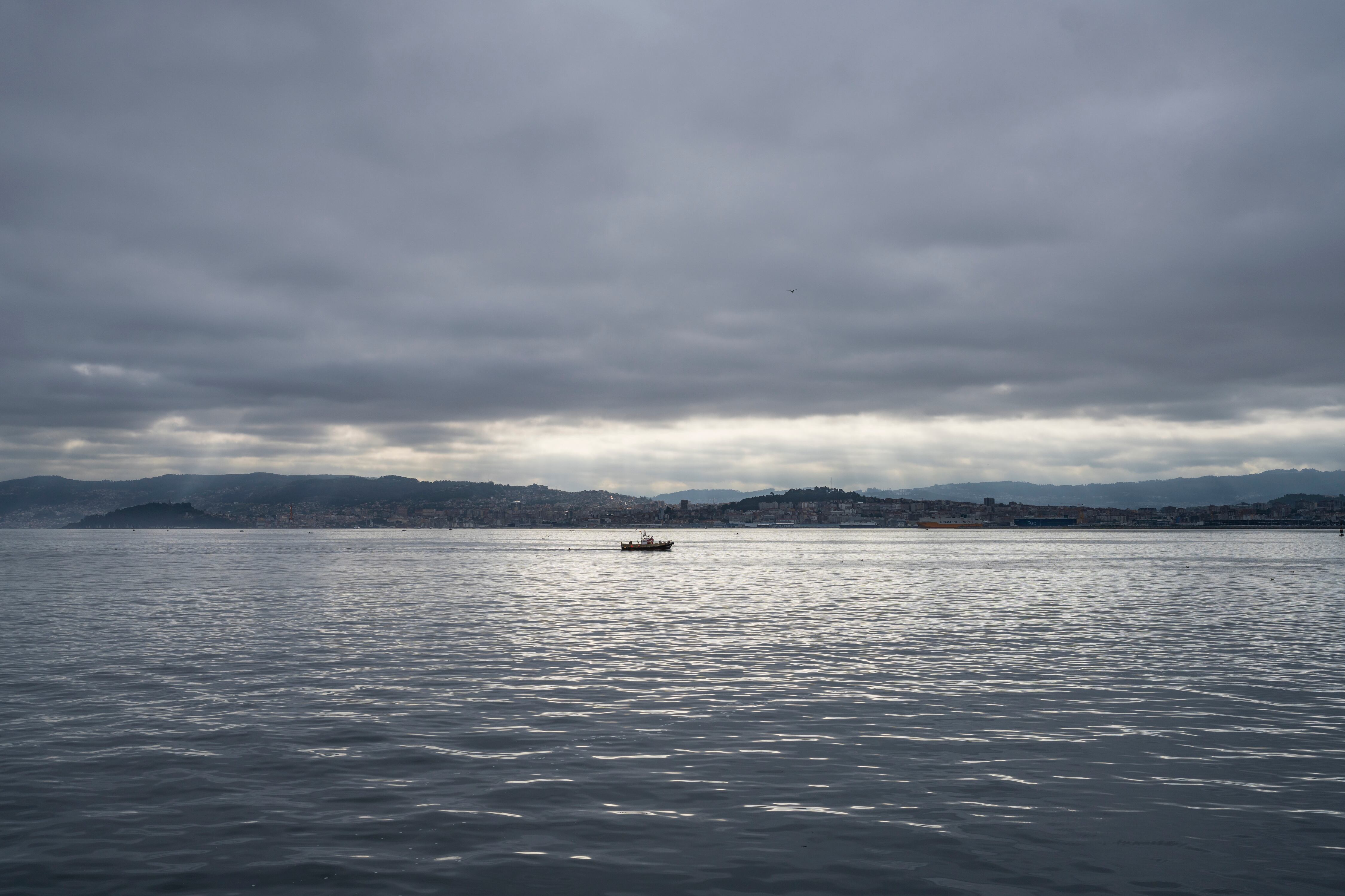 Vista de Vigo desde la ría.