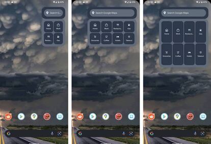 Nuevo 'widget' de Google Maps para Android.