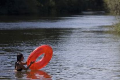 El río Alberche, cerca de Madrid.