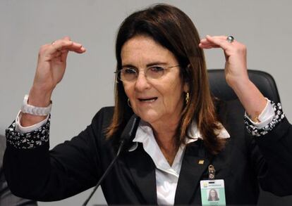 La presidenta de Petrobras, Maria das Graças Silva Foster.