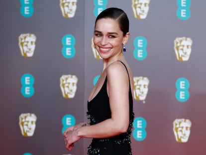 Emilia Clarke, en los premios BAFTA, en Londres, el pasado febrero.