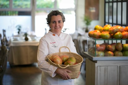 La chef Pepa Muñoz en su local  Qüenco de Pepa, esta semana.