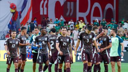 La selección mexicana tras ser eliminada de la Copa América.
