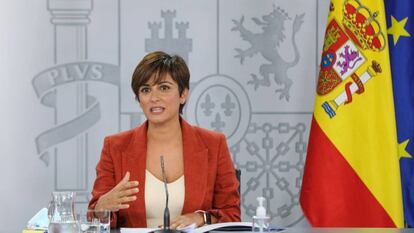 Isabel Rodriguez, portavoz del Gobierno.