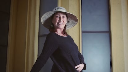 Verónica Forqué, en el Teatro de la Abadía en 2017.