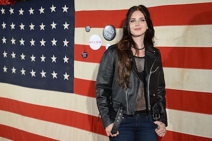 Lana del Rey en una fiesta de la revista Nylon en 2013