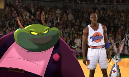 A los Oscar jamás llegó. Pero nunca fue su objetivo. Lo que 'Space Jam' buscaba era seducir a todos los públicos. Contaba con flechas poderosas en su arco: estrellas de la NBA como Michael Jordan y Larry Johnson se juntaban con los dibujos animados de la serie Looney Tunes, en un dramático partido de baloncesto en el que Bugs Bunny y sus amigos se jugaban la libertad. 